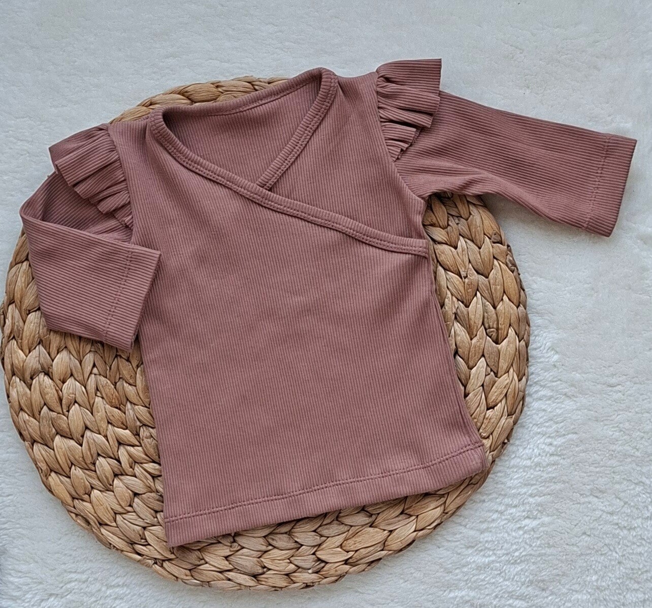 Overslagshirtje ruches kleiroze