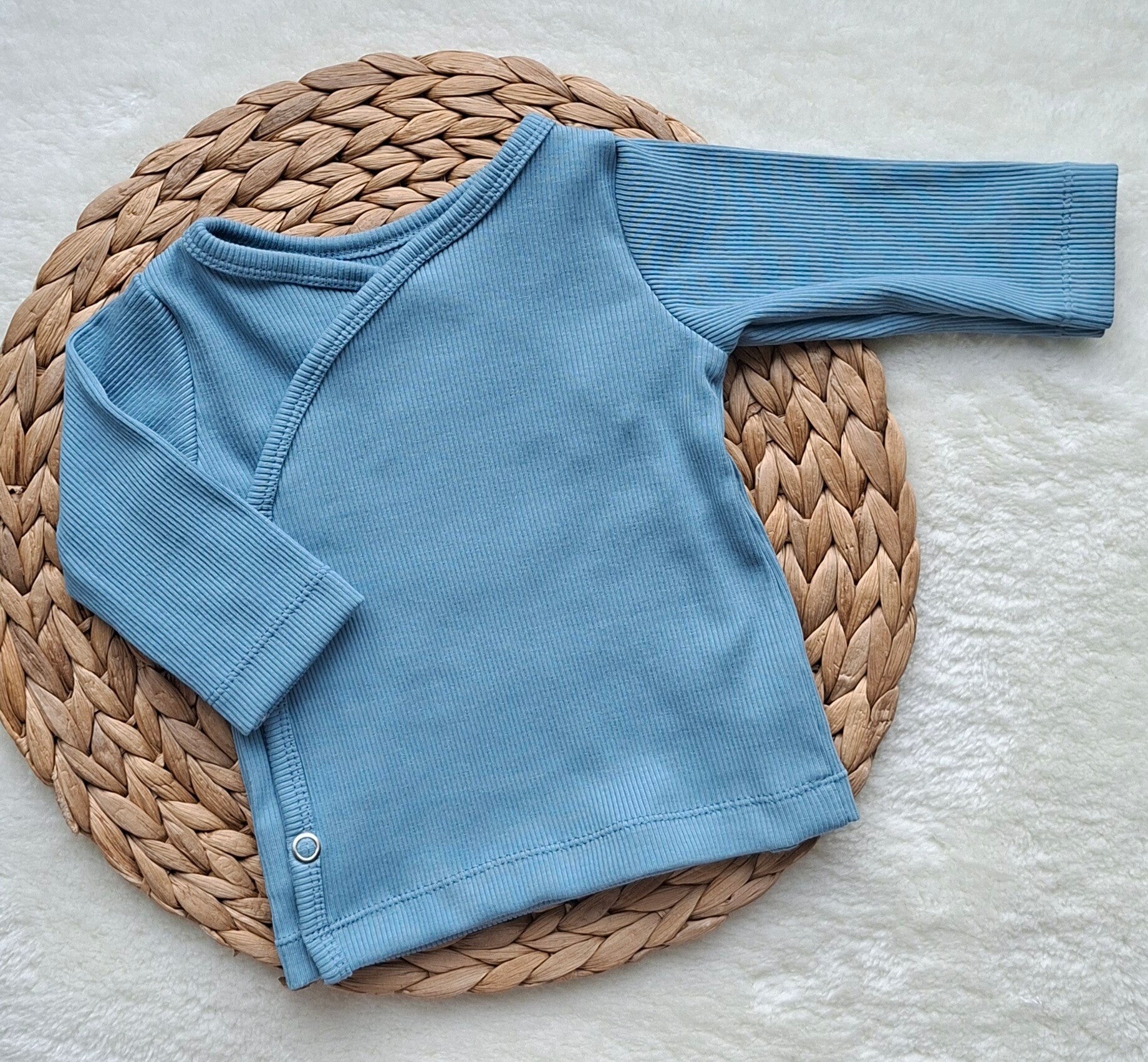 Overslagvestje blauw