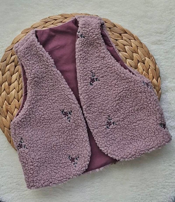 Giletje mauve