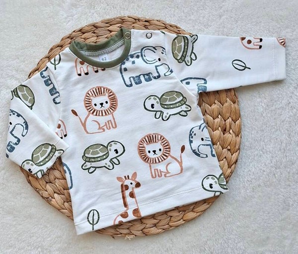 Longsleeve jungle dieren