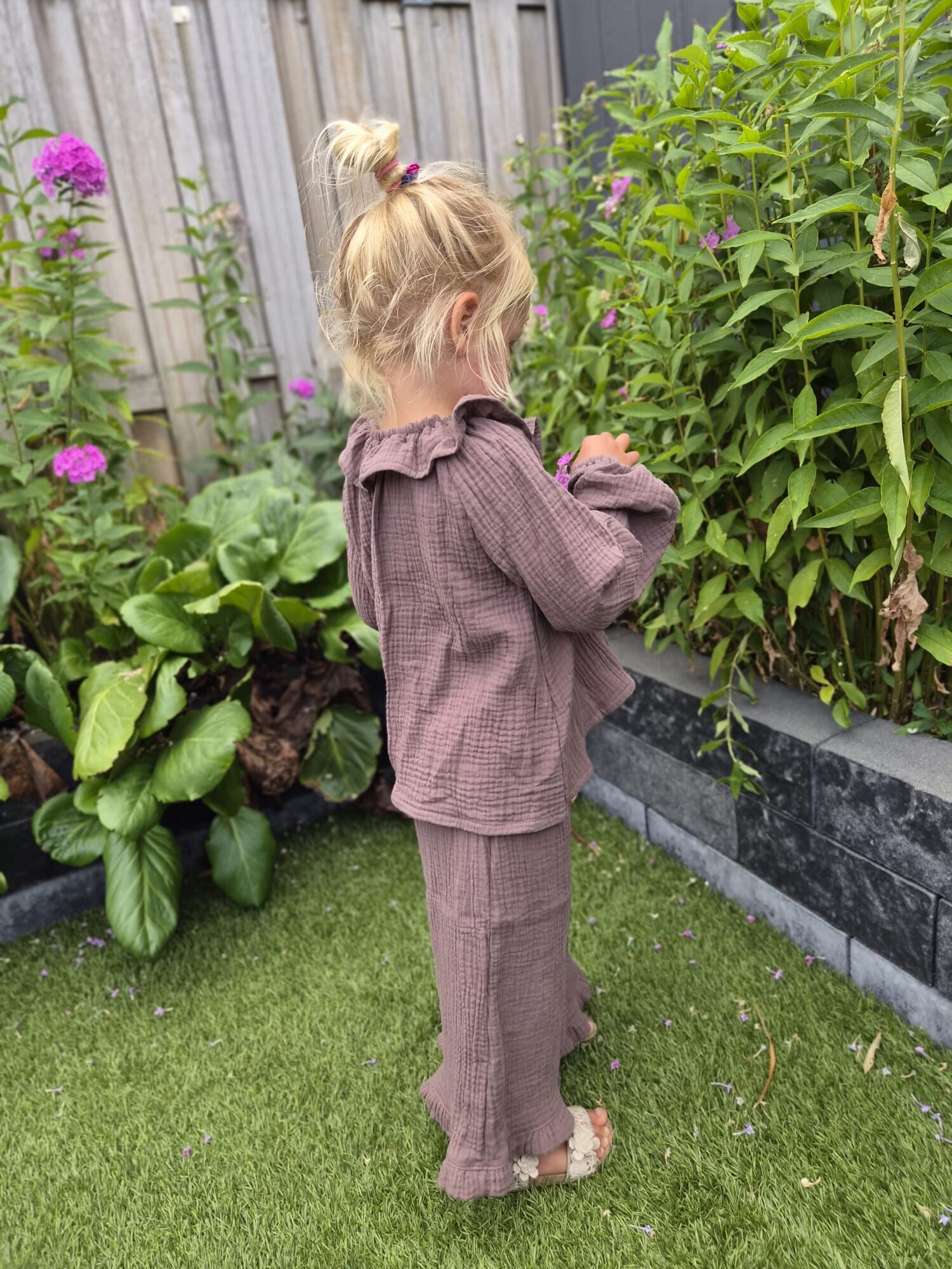 Najaarssetje donker mauve