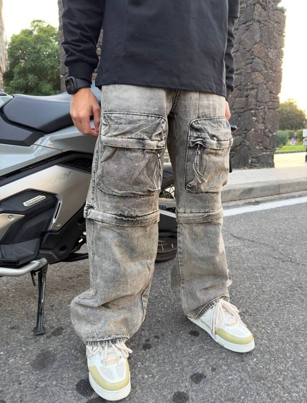 jeans cargo double