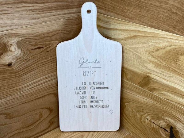 Jausenbrett mit Griff (Glück)