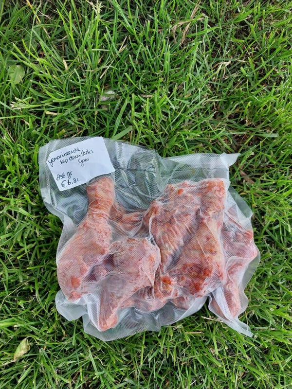Gemarineerde Drumsticks Gaar