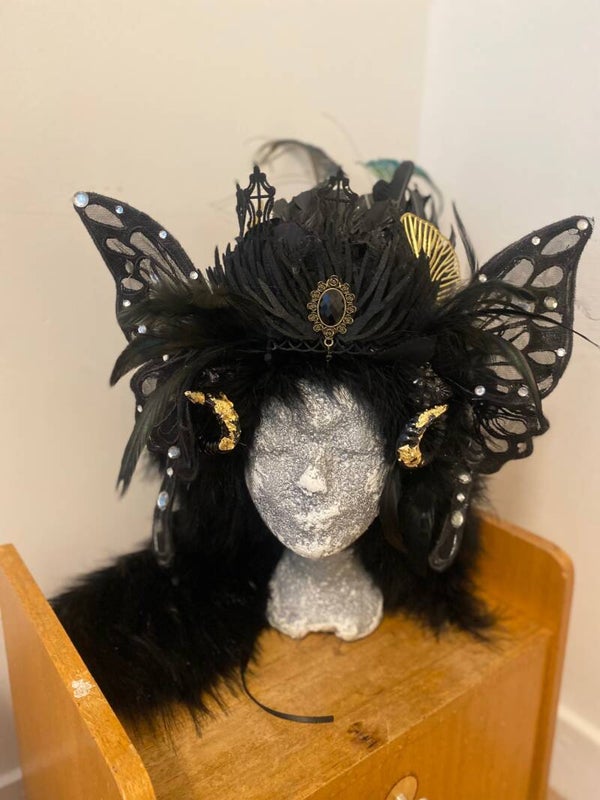 Headpiece black Queen