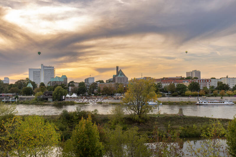 Elbe in Magdeburg