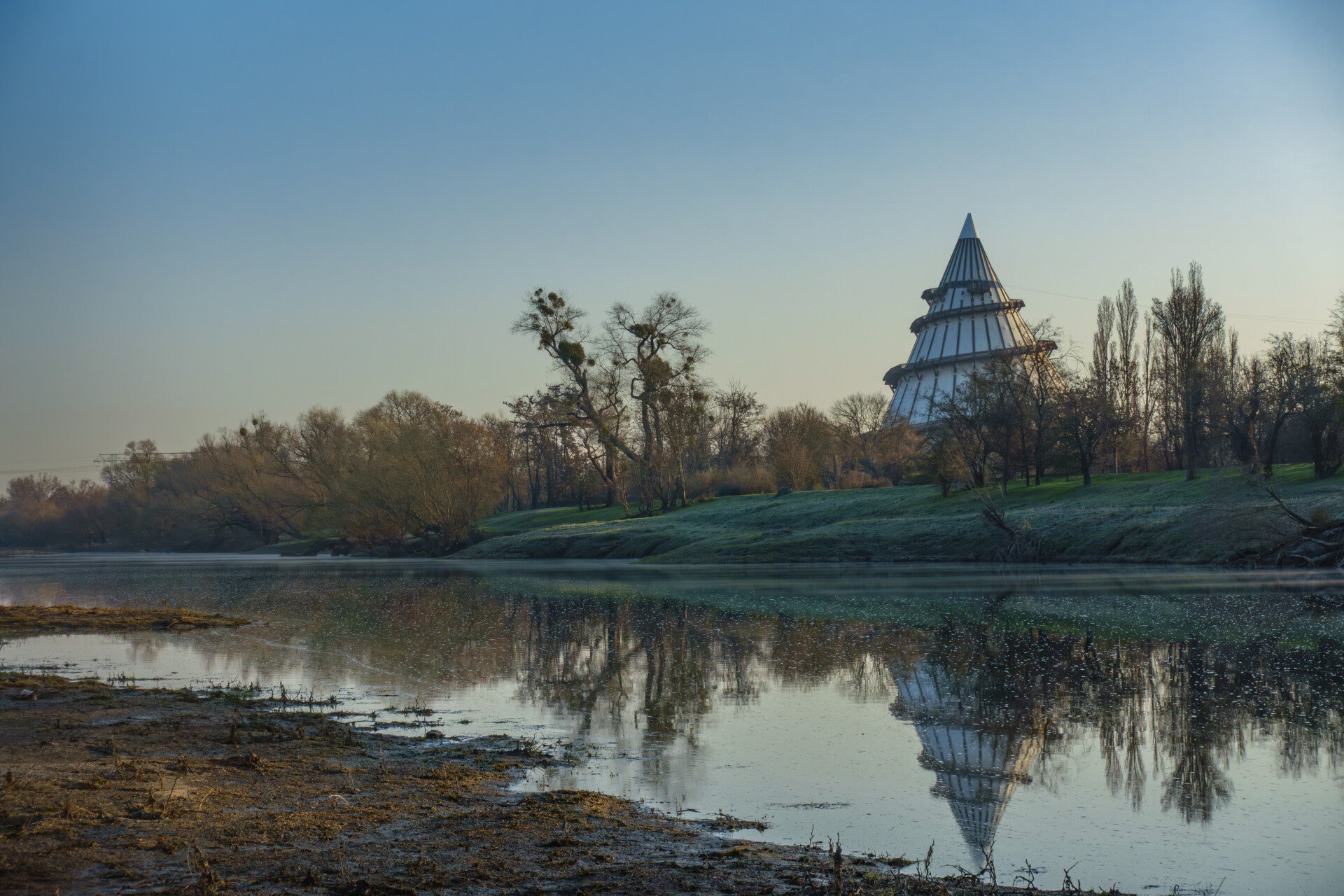 Jahrtausendturm Elbauenpark in Magdeburg