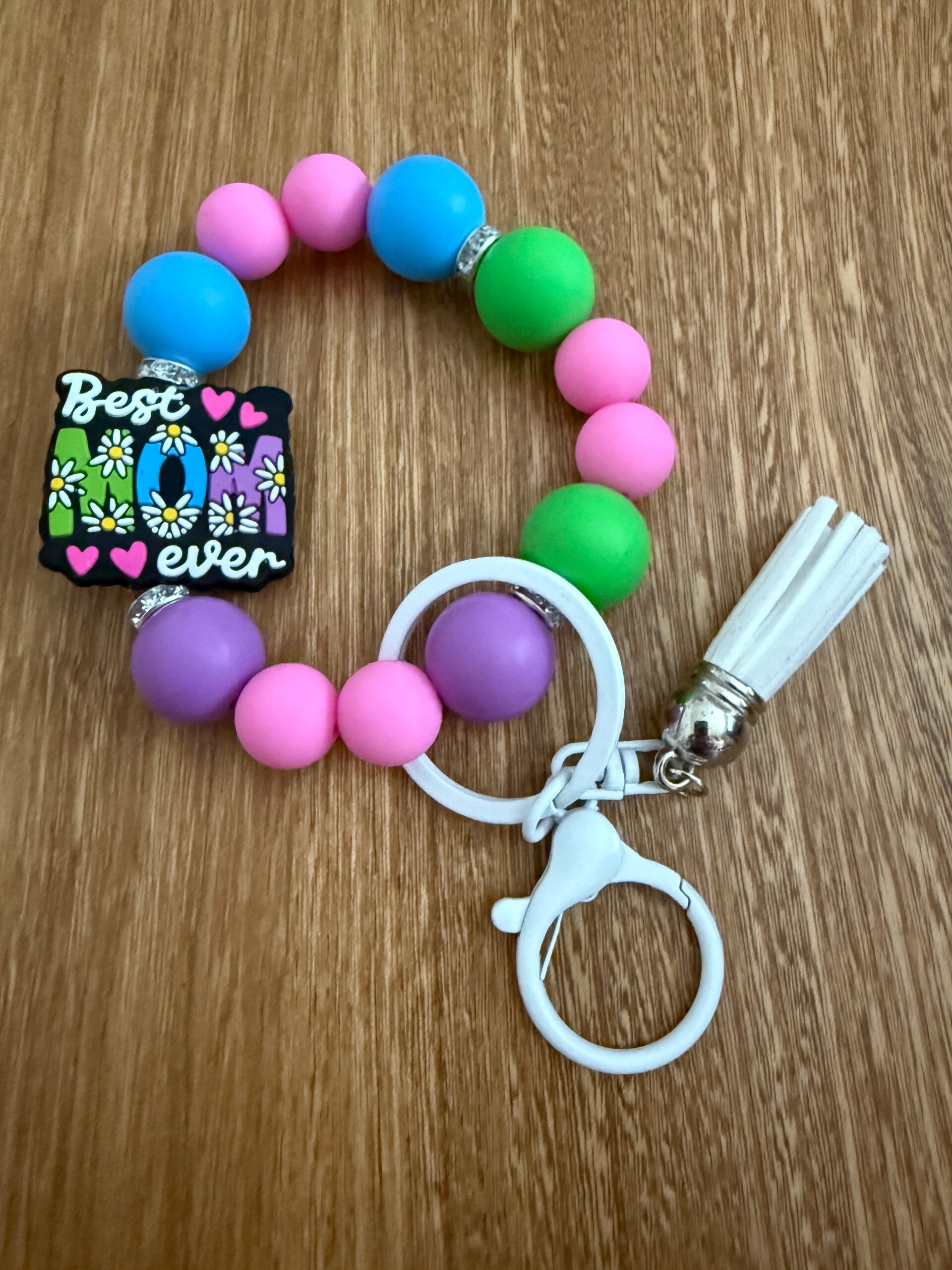 Porte-Clé Élastique poignet Maman