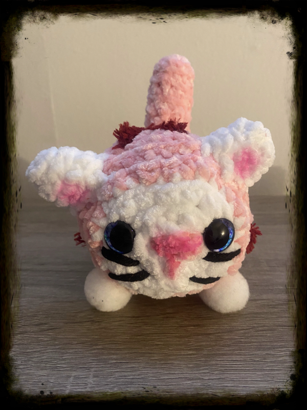 Mini White/Pink Loaf Kitties