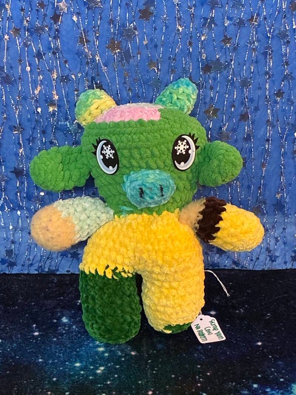 Scrap Yarn Cow