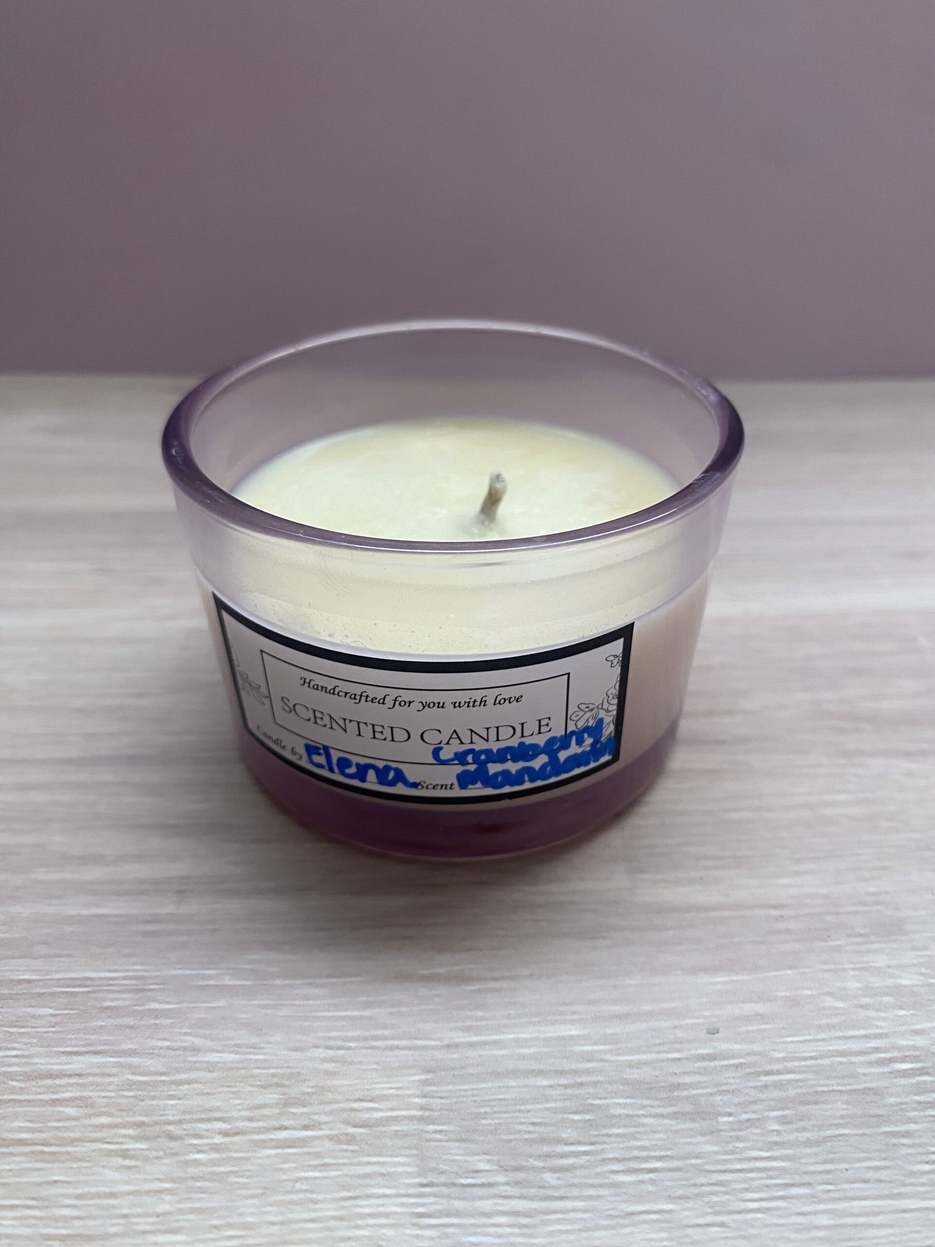 Cranberry Mandarin Soy Candle