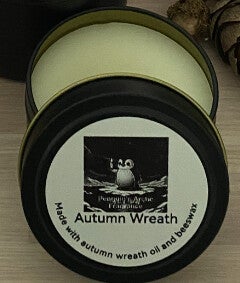 Autumn Wreath Candle