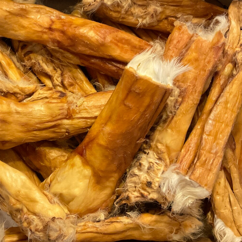 Konijnenhuid met vacht