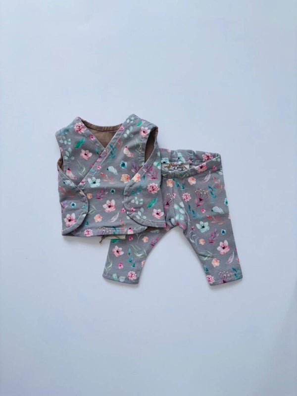 Couveuse set floral grey