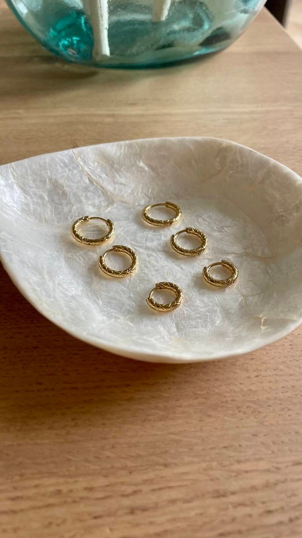 3-delige set titanium stalen oorringen – stijlvol, veelzijdig en tijdloos
