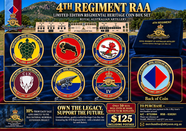 4th REGIMENT COIN SET