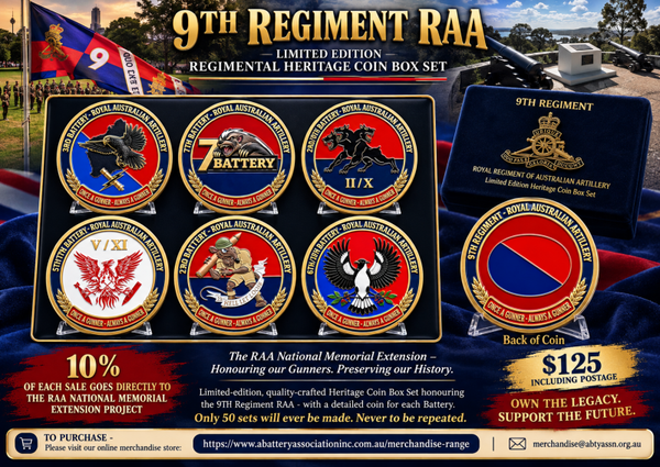 PRE-ORDER SALE - 9th REGIMENT COIN SET