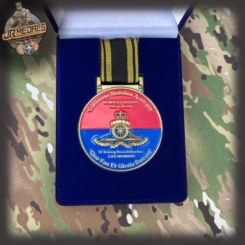 ALM-01: 'A' Battery Association Inc Life Member Medallion