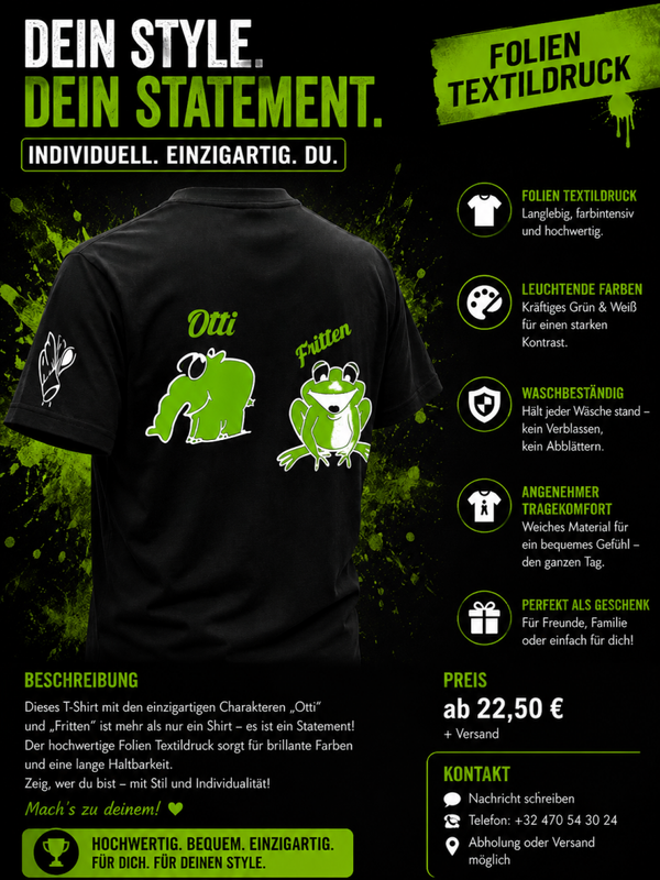 T.-Shirt Textildruck