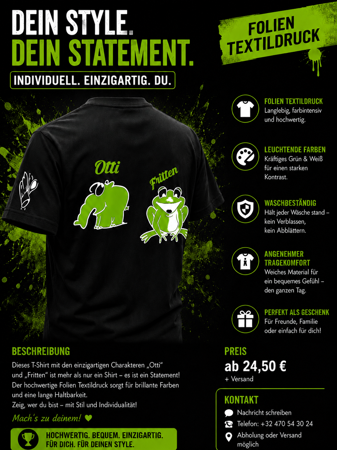 T.-Shirt Textildruck