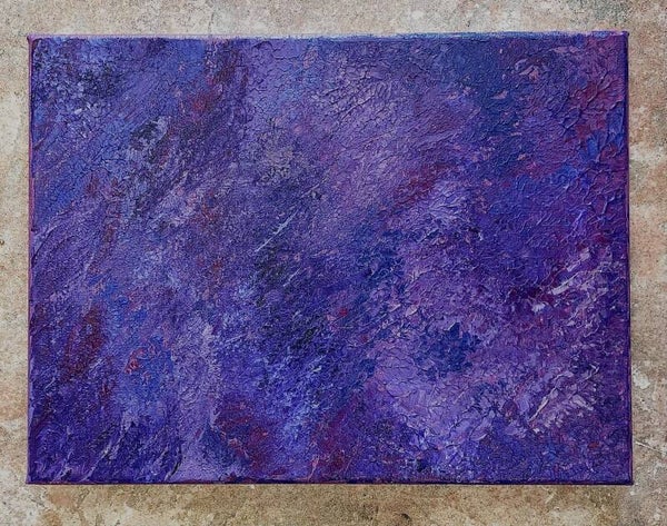oeuvre abstraite n°6 acrylique sur toile 40x20