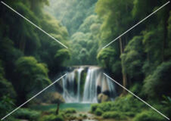 Forest Waterfall (A4)