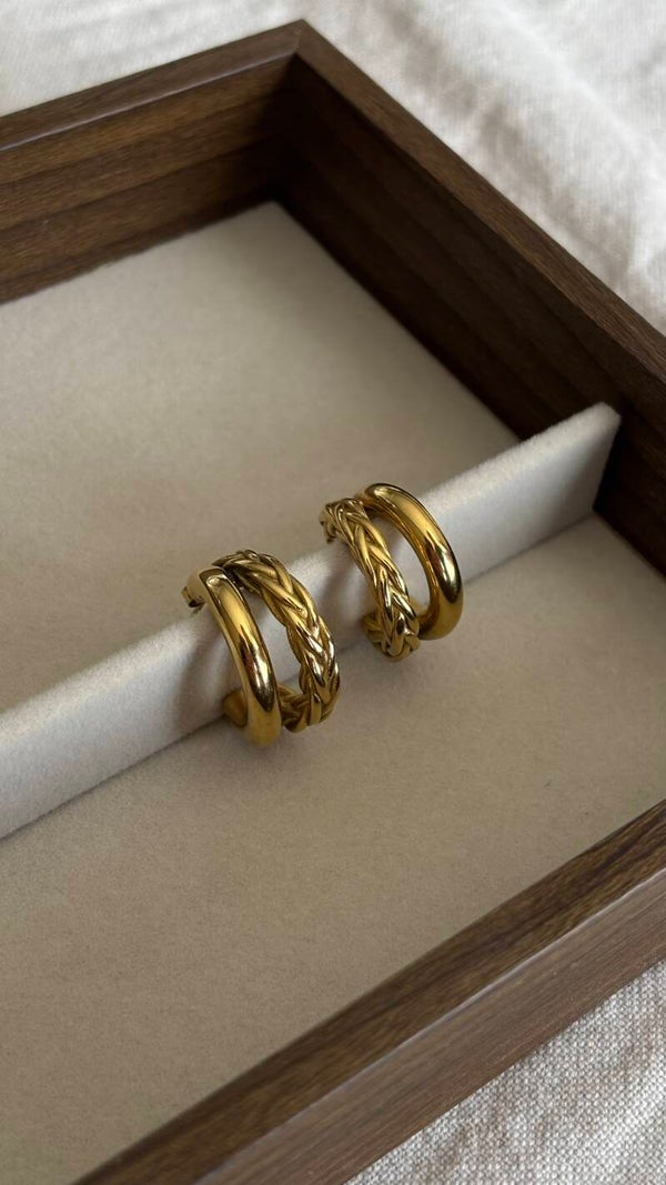 Double braided hoops