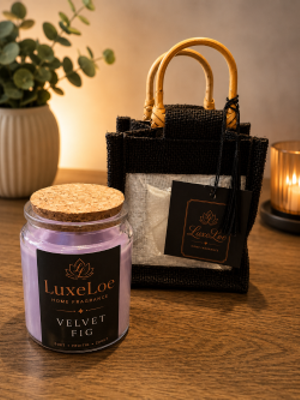 Geurkaars LuxeLoe Velvet Fig