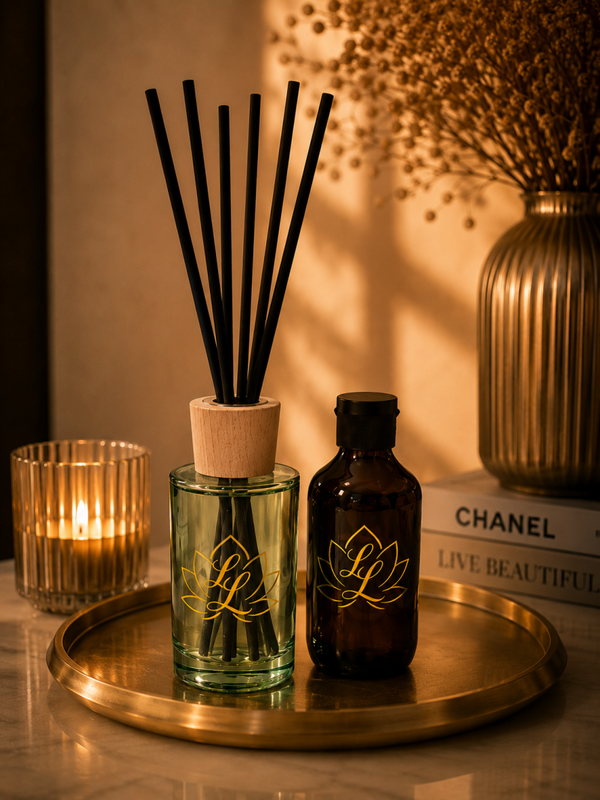 LuxeLoe geurdiffuser met 250ml parfumolie. GROEN