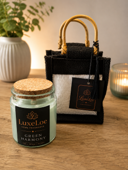 Geurkaars LuxeLoe Green Harmony