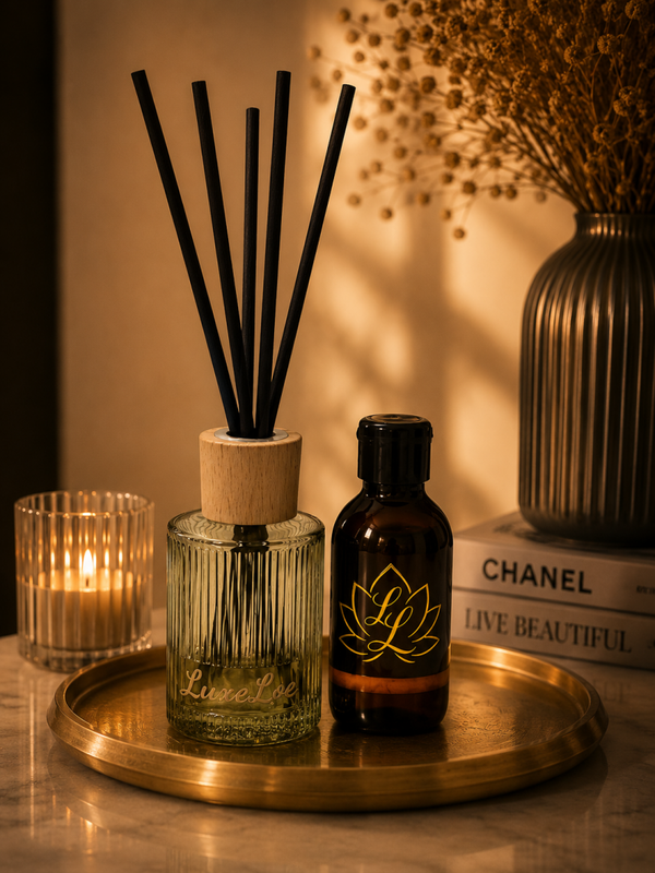 LuxeLoe geurdiffuser met 150ml parfumolie. GROEN