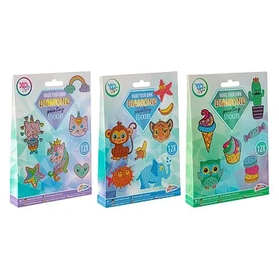 Diamond Painting Stickers Blauw