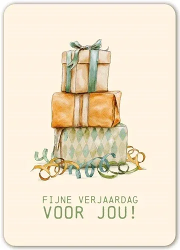 Verjaardag stapel Cadeaus