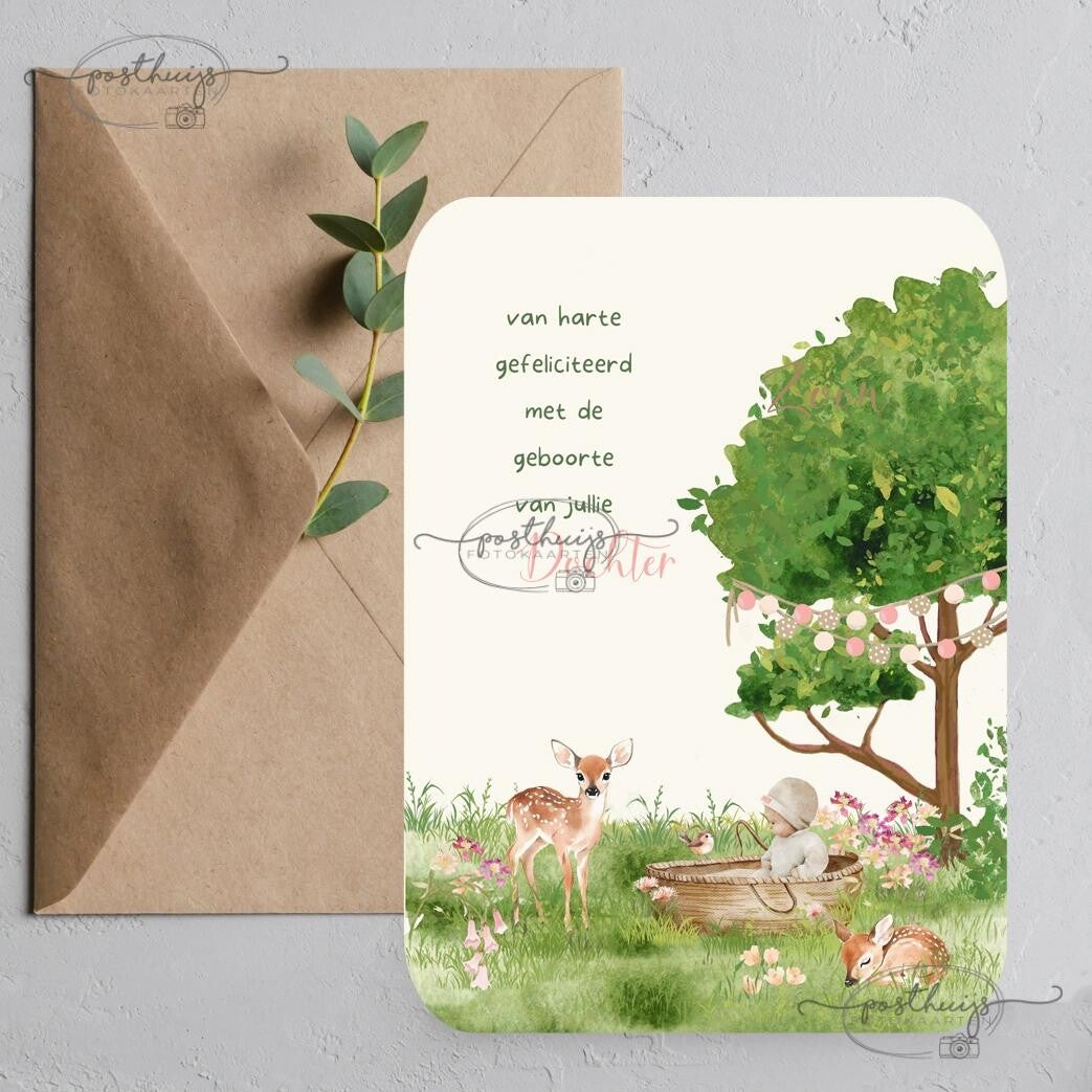 Geboorte Meisje diertjes