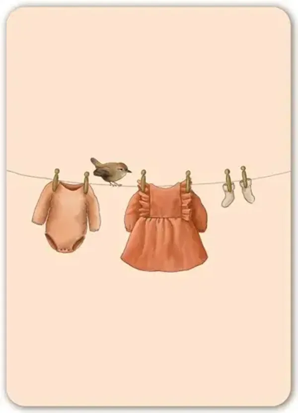 Geboorte Meisje waslijn