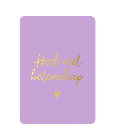 Heel veel beterschap (meer rozig)