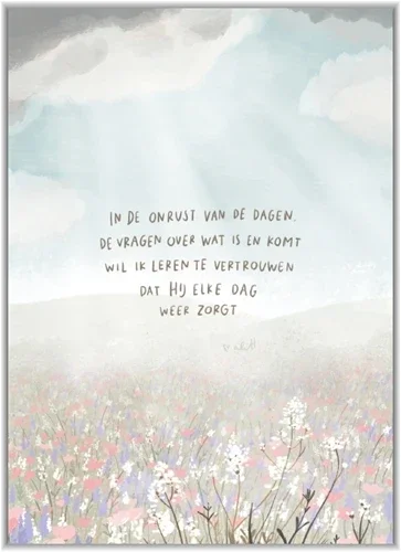 In de onrust van de dagen