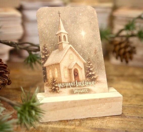 Minikaartje Gezegende Kerstdagen