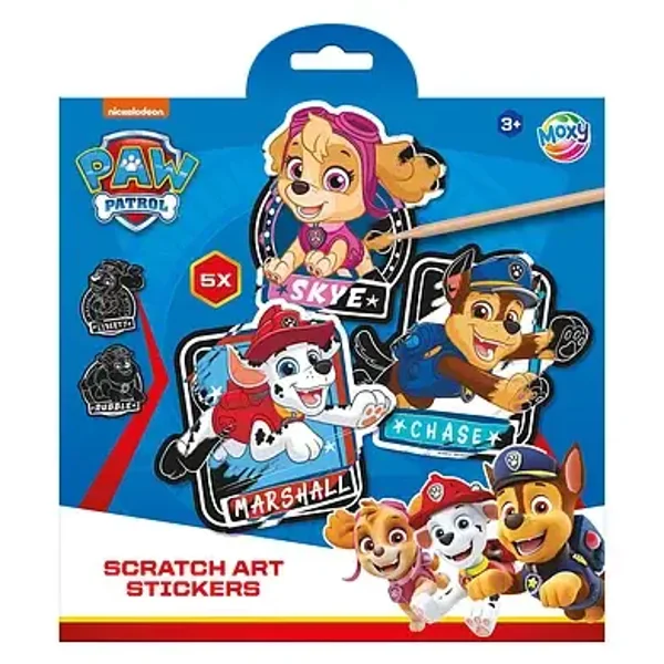 Paw Patrol Scratch Stickers