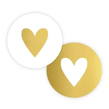 Set van 2 Stickers Hart