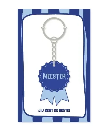 Sleutelhanger Meester