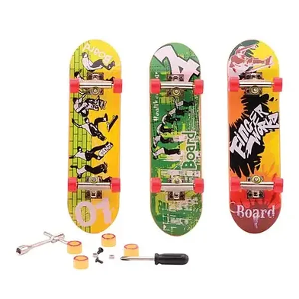 Vingerskateboard met accessoires
