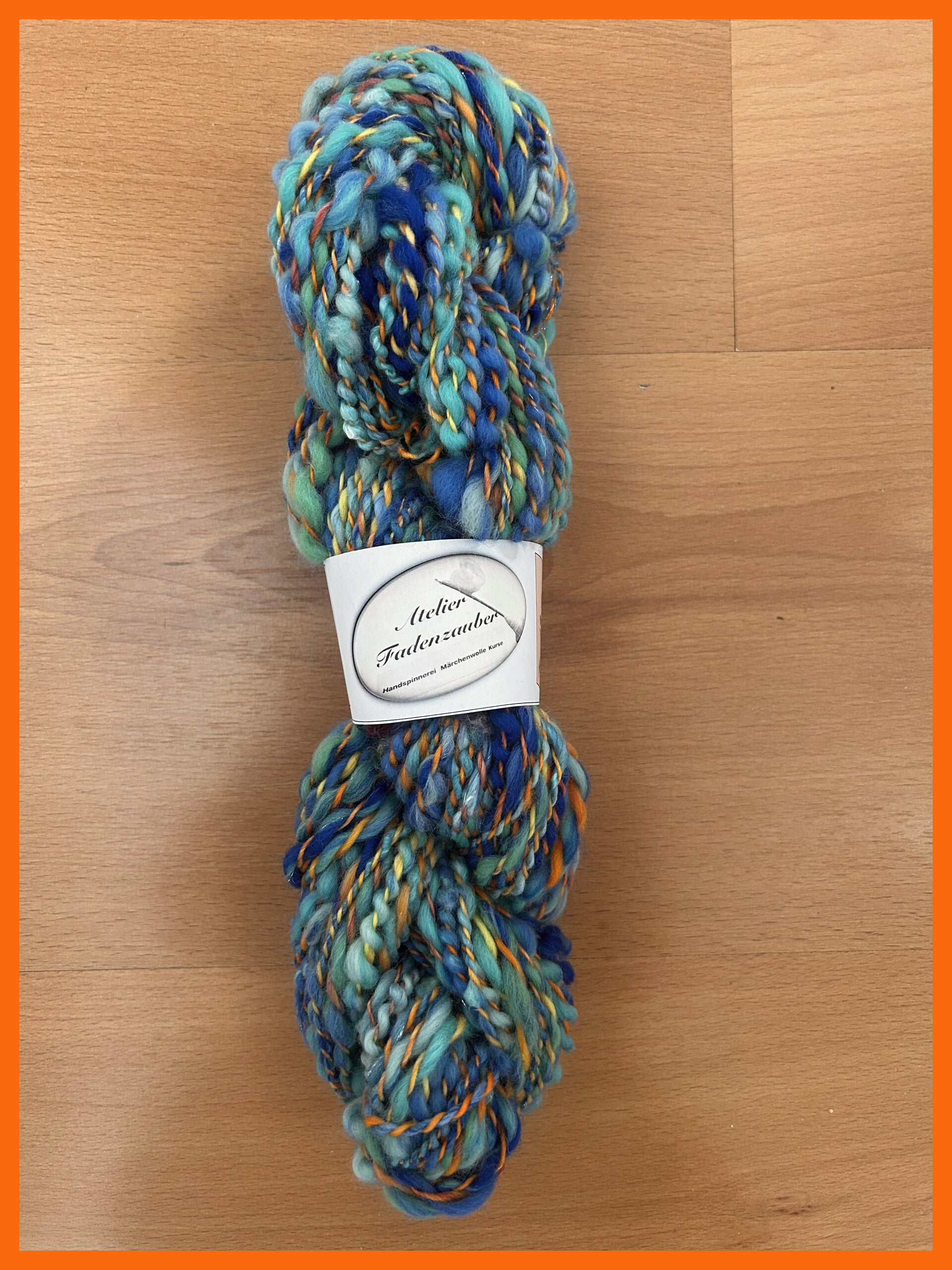 Effektgarn/Artyarn, Handgesponnen