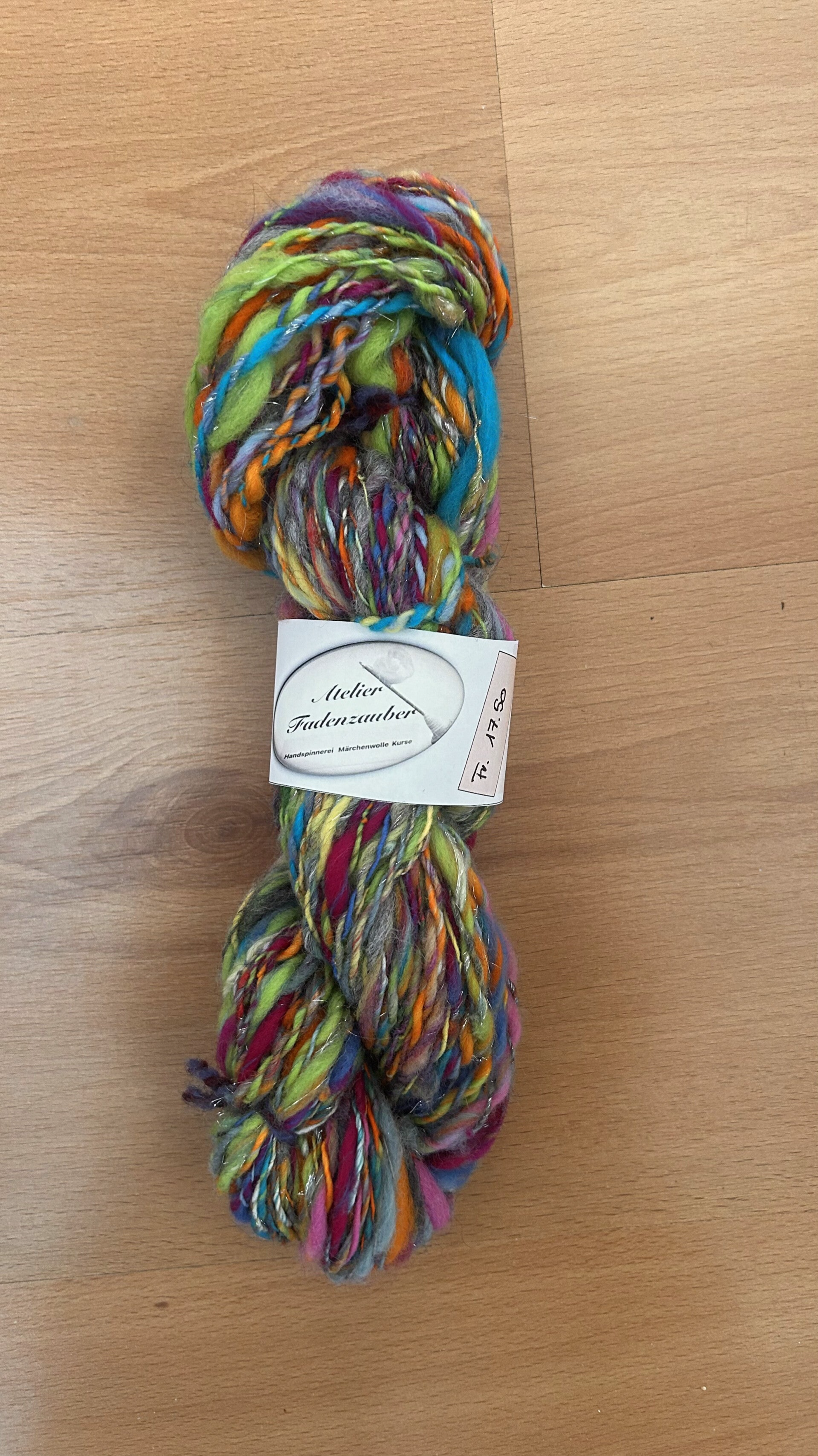 Effektgarn/Artyarn, Handgesponnen