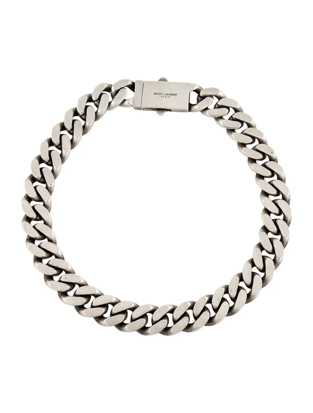 Saint Laurent -  Gourmette Chain Collar Necklace