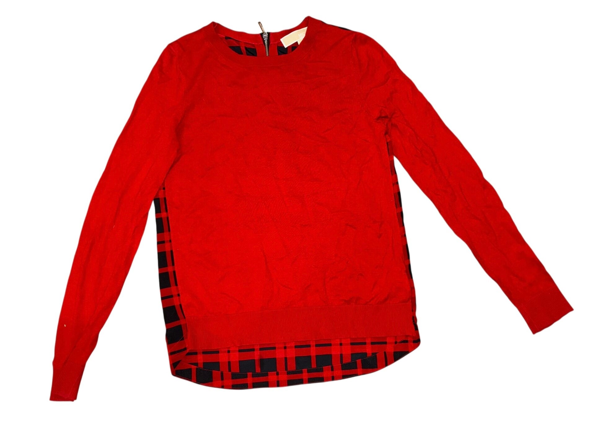 Michael Kors Red & Black Plaid Too
