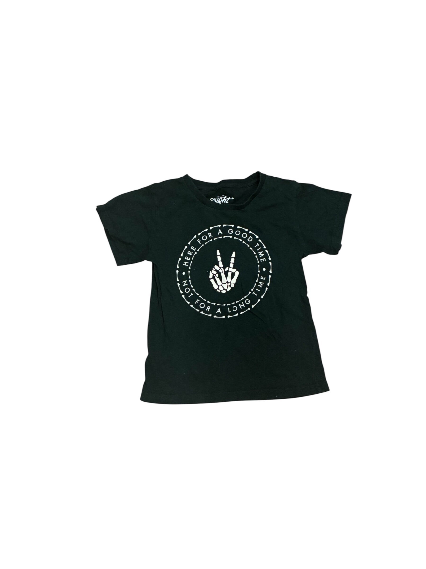 Kids Skeleton Peace Sign Logo