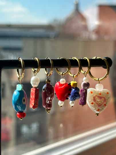 Mix and match oorbellen