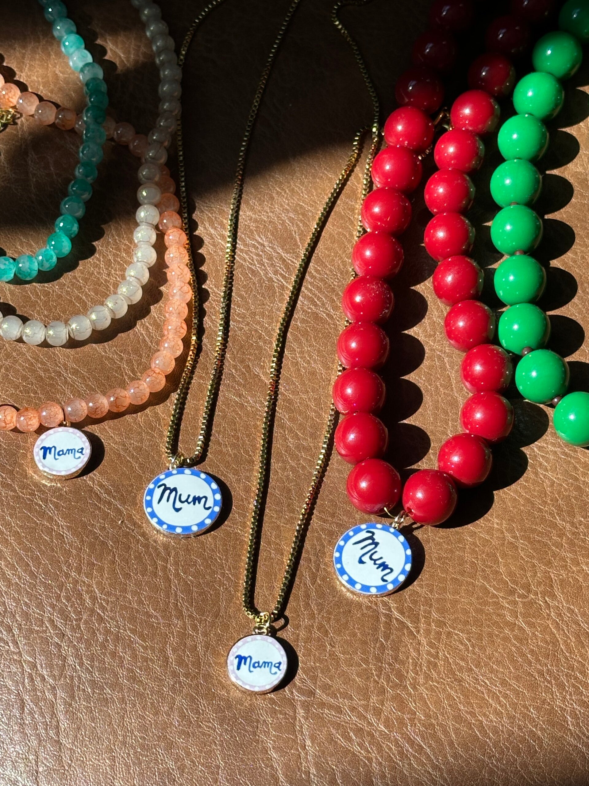 Handgemaakte mama,mum ketting