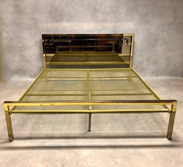 Hollywood regency style bed